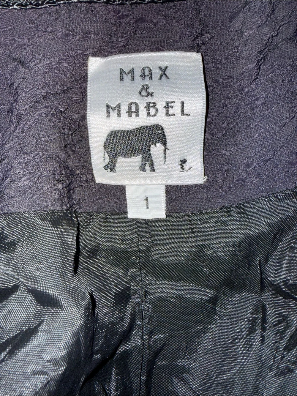 Vintage Max & Mabel Multi-Color Women's Jacket - Picture 4 of 4